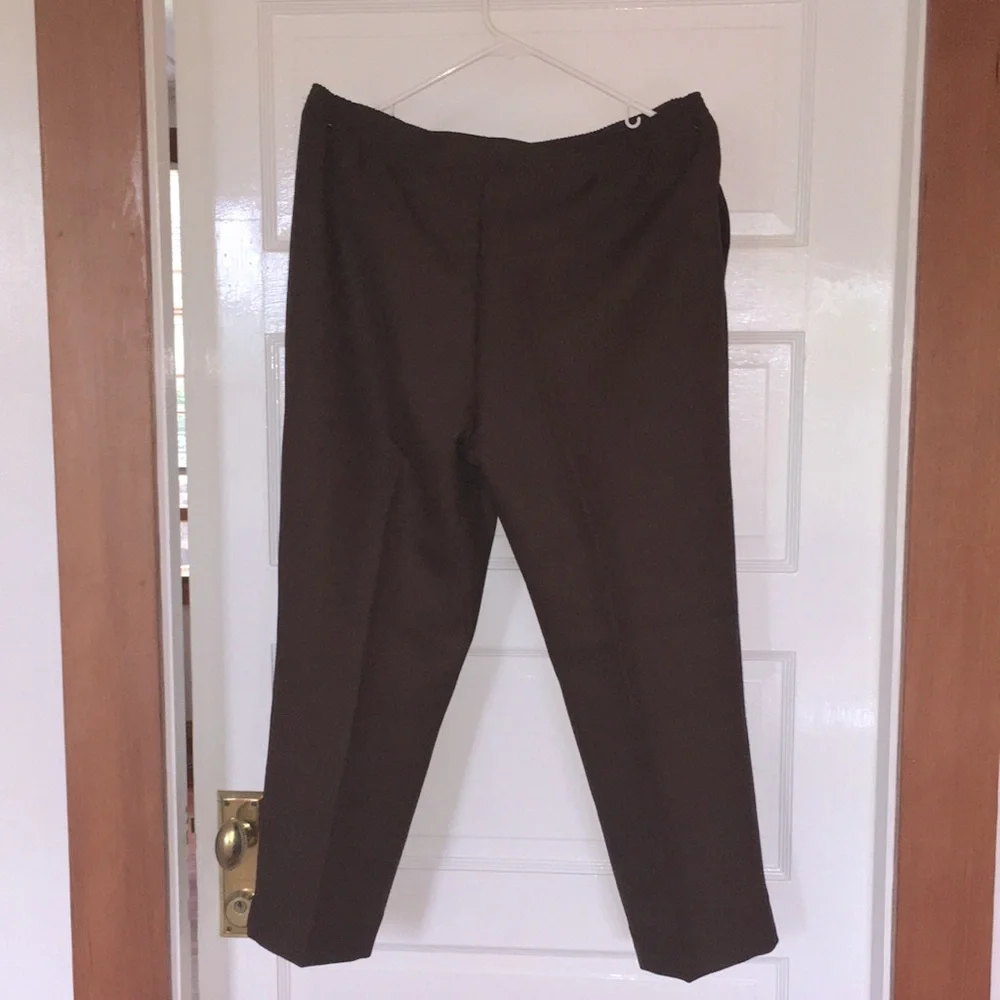 Alfred dunner size 14 poly elastic waist,for comfort pleats down legs BOGO SALE - Picture 3 of 4